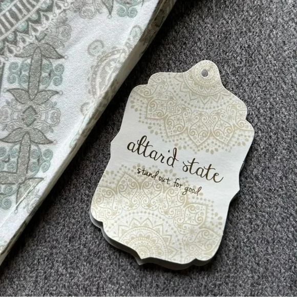 altar’d state Honey Multi Halter Dress Small - Picture 2 of 5